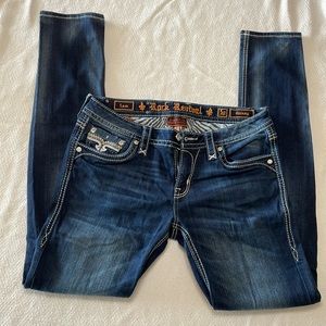 Rock Revival jeans -Lam- skinny -30” waist 34” length. Wore a couple times
